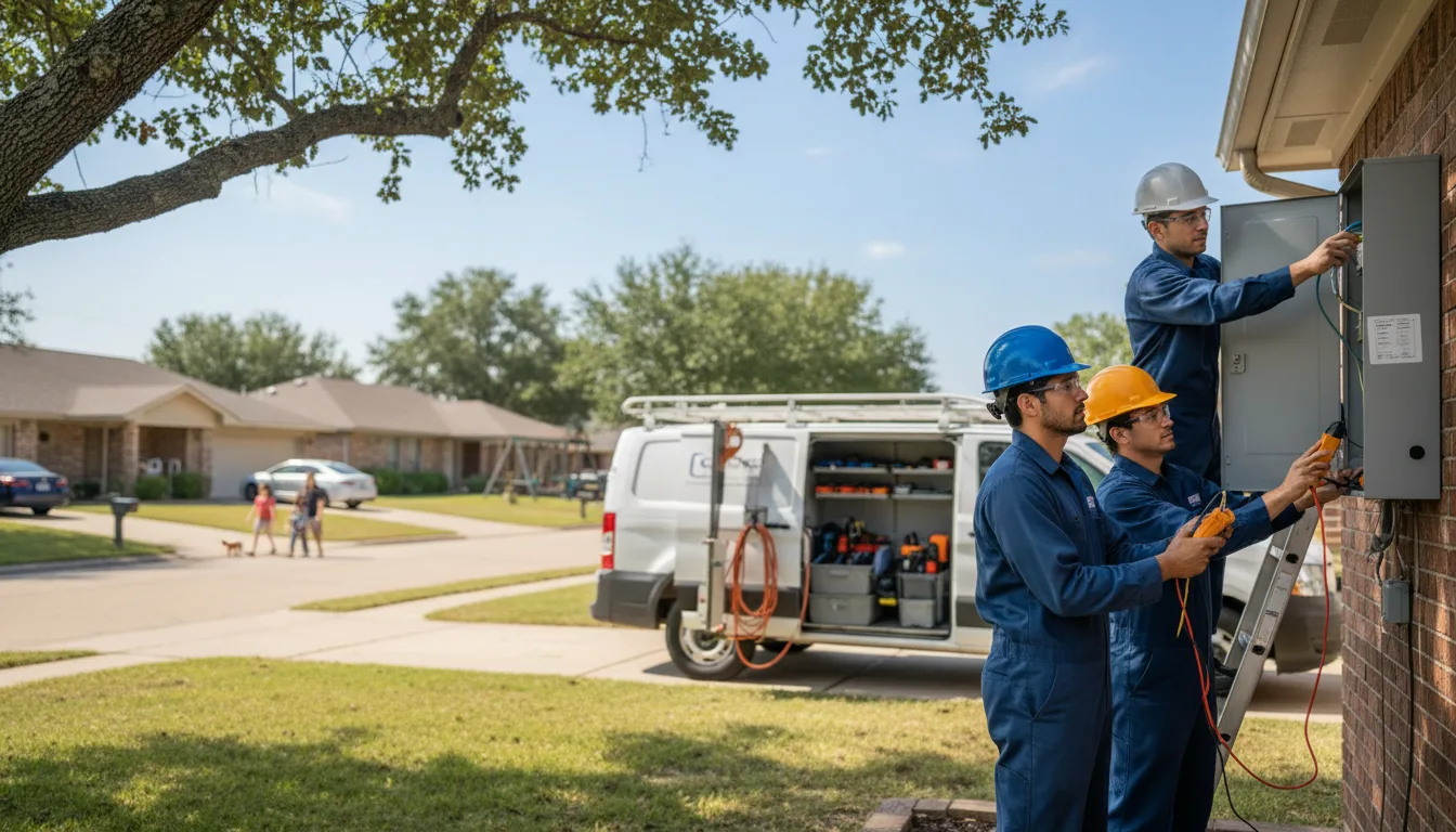 Certified electrician providing emergency electrical services in Fosston, MN